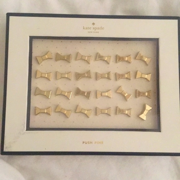 Kate Spade Bow Push Pins